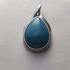 Lia Sophia turquoise pendant